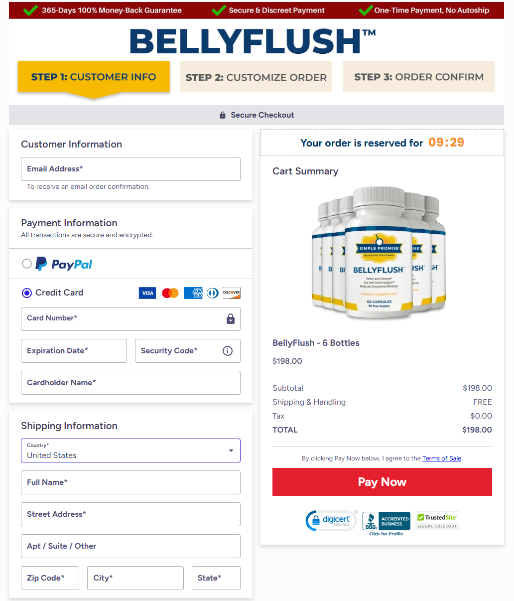bellyflush offer